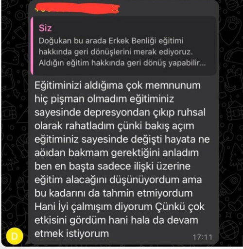 Bir Danışanımız · Sahadan