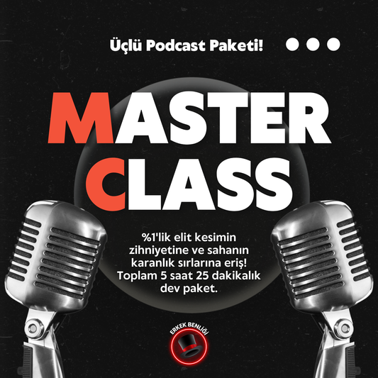 Masterclass Üçlü Podcast Paketi! (Temel – Orta – İleri Seviye!)