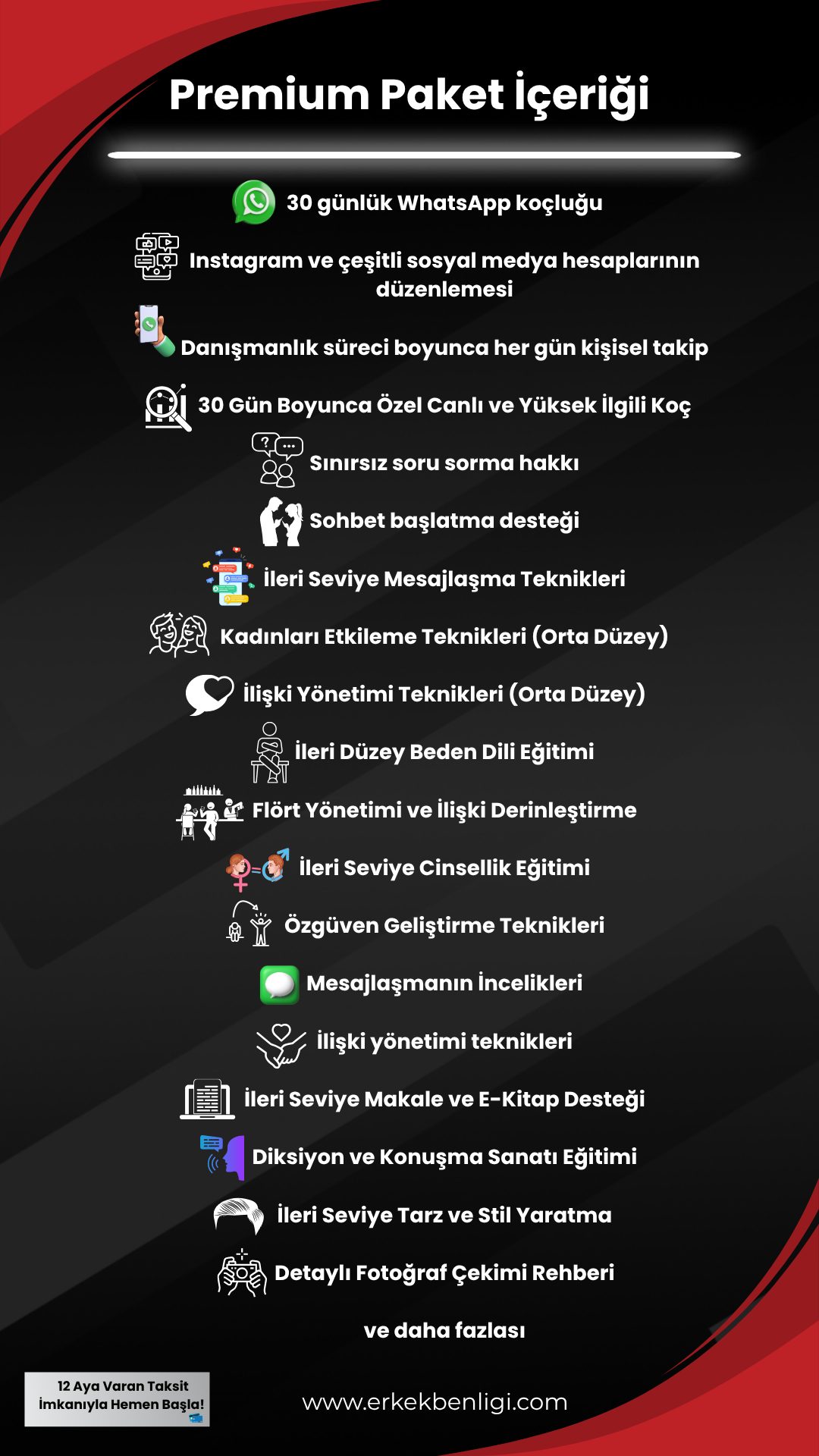 Erkek Benliği | Premium Koçluk Paketi!